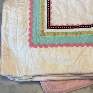 Pottery Barn Kids Multicolor Quilted Blanket